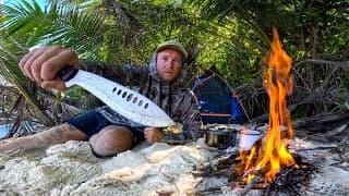 3 Days Solo Survival On A Deserted Island (no Food, No Water, No Fire)