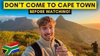 7 Things I Wish I Knew BEFORE Traveling to CAPE TOWN in 2026