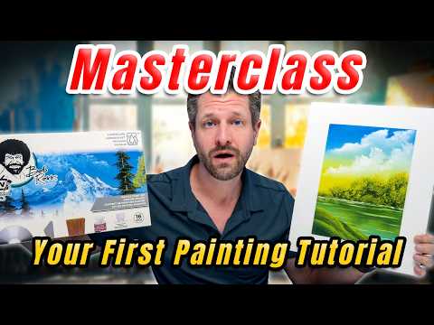 Wet On Wet Oil Painting For Beginners (bob Ross Style Masterclass)