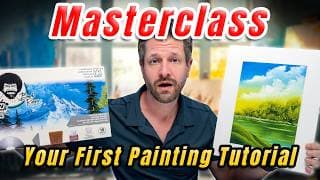Wet On Wet Oil Painting For Beginners (bob Ross Style Masterclass)