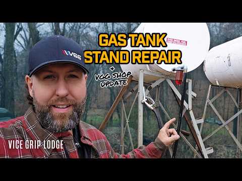 Almost Lost $1,200 In Diesel! Fuel Tank Repair And Shop Update