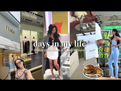 2 *busy* Days In My Life | London Photoshoots, Luxury Shopping Date + Clothing Haul