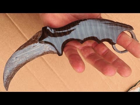 Fabriquer Un Couteau En... Carton