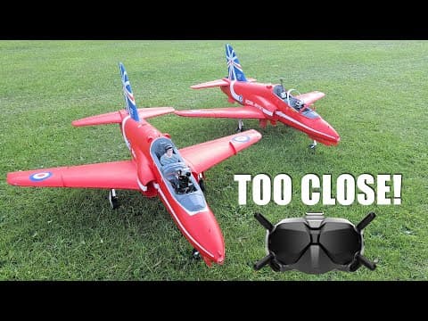 Fpv Formation Red Arrows