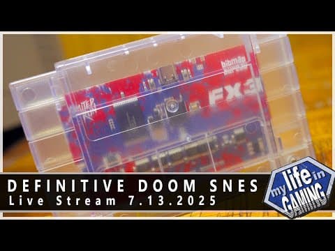 Definitive Doom Snes W/ Game Developer Randy Linden :: Live Stream