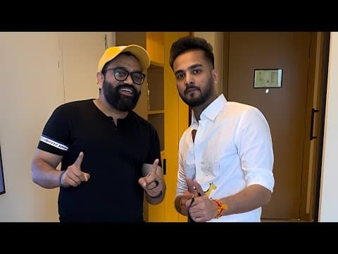 Elvish Yadav Caught Me😲: My Unforgettable Day At The Ahmedabad Fashion Show!