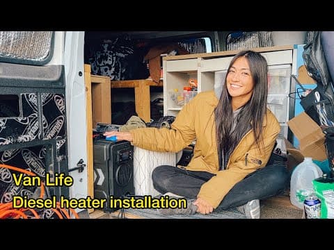 Van Life: Installing A Diesel Heater In My Van 🚐🔥