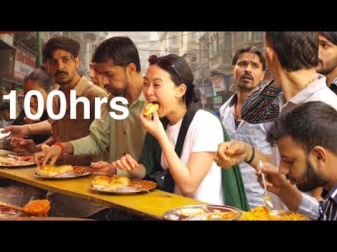100hrs Eating Indian Street Food In India's Biggest City (mumbai)
