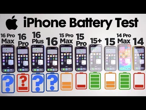 Iphone 16 Ultimate Battery Test!