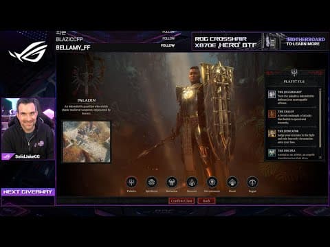 Diablo Iv Paladin Gameplay  On The Rog Xbox Ally X