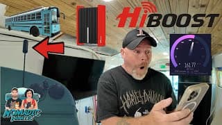 Hiboost Travel 3.0 Rv Max Cell Booster On Skoolie ~ Faster Than I Expected!
