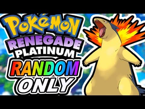 Pokémon Renegade Platinum Randomizer Hardcore Nuzlocke - The Best Gen 4 Romhack!