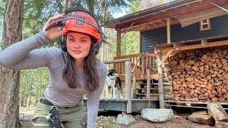 I Lit My Forest On Fire (not What You Think) | Remote Cabin Living (ep. 2)