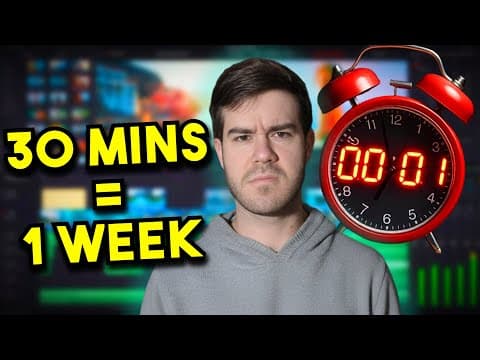 How I Edit A Week Of Content In 30 Minutes (twitch Growth 2026)