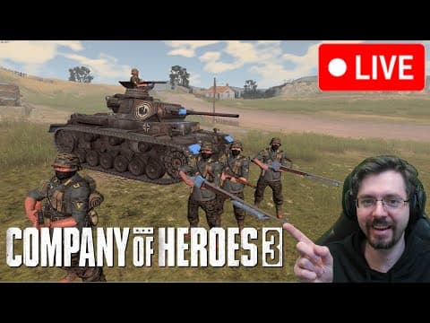 Wehrmacht Needs A Puma. Change My Mind. Coh3 With Hans! [live]