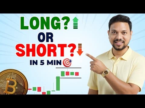 Long Or Short? I Decide In 5 Minutes (live Setup)
