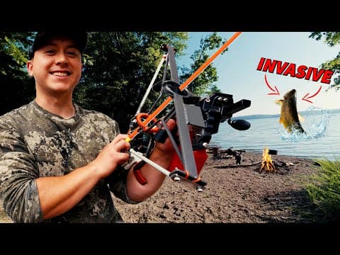 "this Thing Works!" Experimental Slingbow Vs. Huge Invasive Fish
