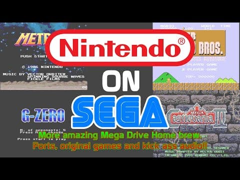Nintendo On Sega?!  More Great Mega Drive / Genesis Homebrew