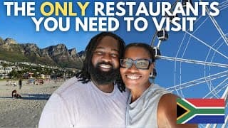 Top 8 Restaurants In Cape Town In 2025