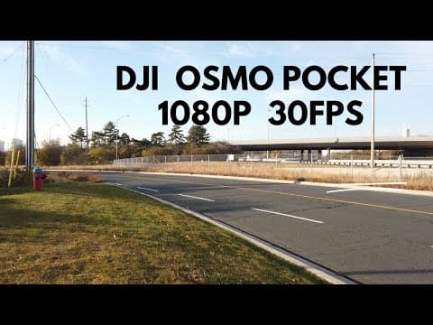 Dji Osmo Pocket Test Footage 1080f 30fps - Walk Tour In Canada