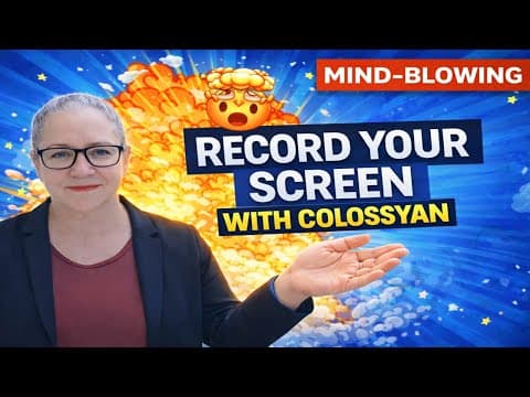 How To Record Your Screen With Colossyan: Step-by-step Tutorial For Educators