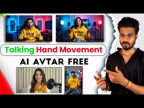 How To Create Talking Ai Avtar With Lip Sync & Full Body Movement Free In Mobile