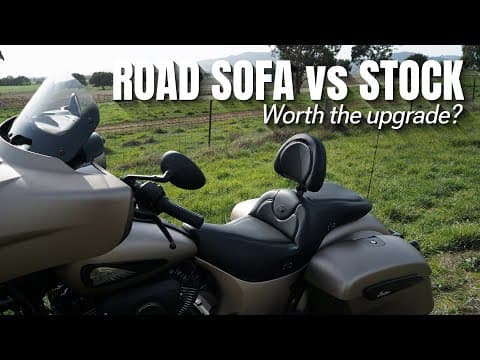 Saddlemen Road Sofa Vs Chieftain Stock Seat – Surprising First Ride Impressions