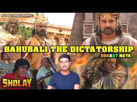 Bahubali The Dictatorship | Sholay Bjp Voting Scene | Dhruv Rathee| Modi Election 2024 | Alibrothers