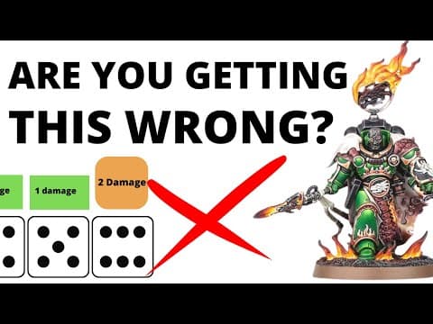 Don't Get Re-rolls Wrong In Warhammer 40k - Fishing For 6s!