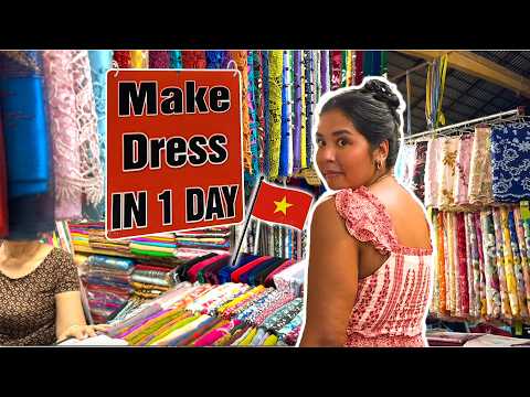 Custom Dresses In Vietnam (made In 24 Hours?!)