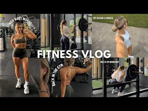Fitness Vlog | Ivf Updates, Mic'd Up Leg Day
