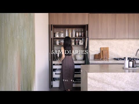 5am Diaries | Alone-time, Self-care, Coffee & Healthy Apple Tart 🍎🍃| Spicy Prawn Seaweed Cups 🍤