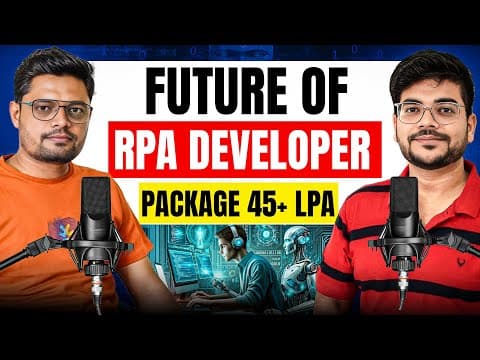 Future Of Rpa Developer | How To Get The Job As A Rpa Developer