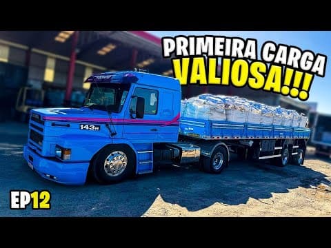 Primeira Carga No Novo V8 2025 😍 Carga Valiosa Ep12