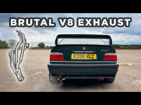 Building A Brutal Exhaust For My V8 Swapped E36
