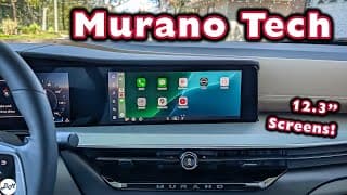 2025 Nissan Murano – 12.3" Infotainment How-to Use, Apple Carplay, Bluetooth Pairing, Voice Commands