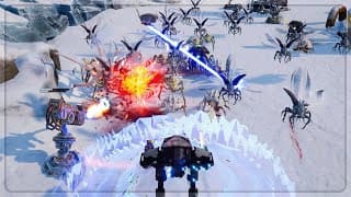 I Upgraded My Mech To Battle Endless Overpowered Alien Bugs In Iron Core Mech Survivor