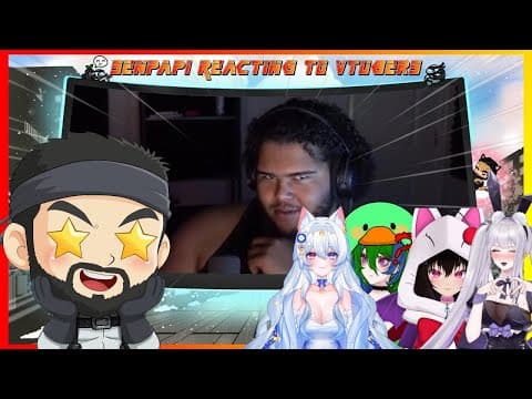 Senpapi Reacting To Vtubers 9