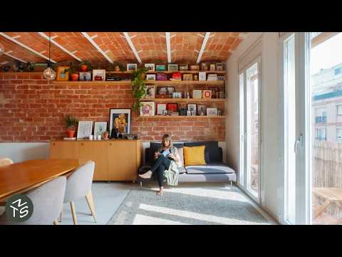 Architects Turn Small Barcelona Apartment Into Bright, Flexible Home, 45sqm/484sqft