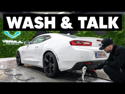 Camaro Maintenance Wash - Wash & Talk