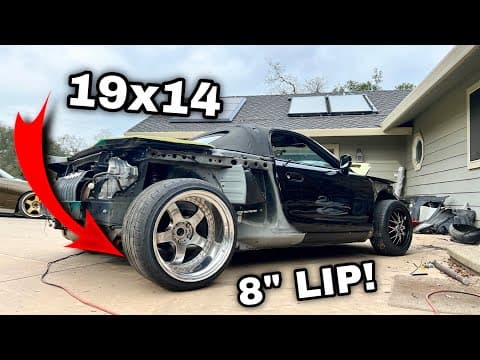 How To Fit Massive Deep Dish Wheels On A Poor Man’s Porsche