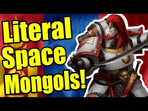 The Mongolian Culture Copy/paste Of Warhammer 40k's White Scars Space Marines!