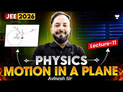 Motion In A Plane | Jee 2026 Exam | Gems Of Ncert | Physics By Avinesh Sir