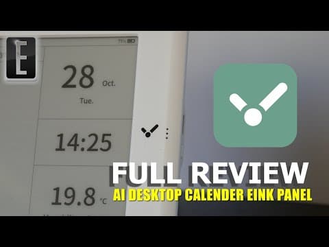 Nartick Ai Desktop E-ink Calender - Full Review