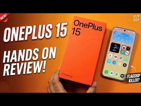 Oneplus 15 Hands On Review  (indian Retail Unit)
