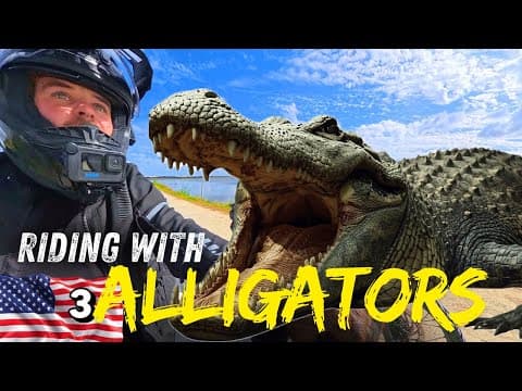 A Close Call Riding Through Florida's Real Life Dinosaur Park!