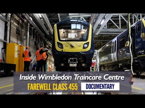 A Rare Look Inside Wimbledon Train Depot
