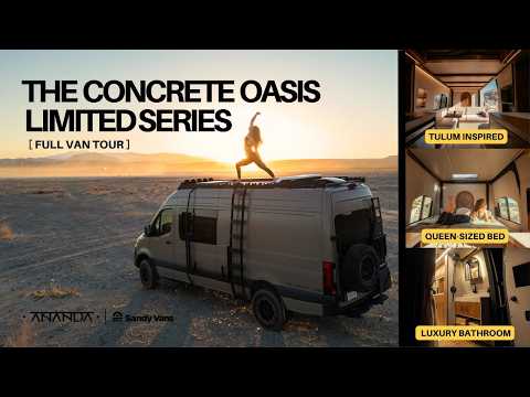 We Rebuilt CONCRETE OASIS: Off-Grid Luxury Van Now for Sale (Limited Series)