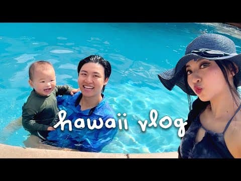Hawaii Vlog With Asher! Maui Food Adventures, Snorkeling, Lazy River, Aquarium 🌴 | Ellen And Brian