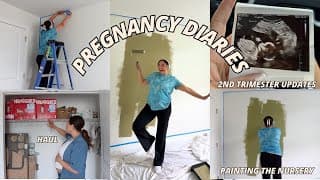 Pregnancy Diaries🤰🏽🧸// Finally Starting The Nursery, Painting The Room, Baby Item Haul + Registry!